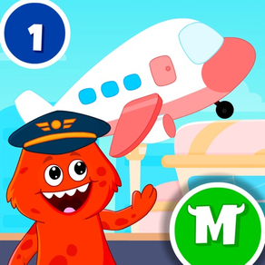 My Monster Town: Airport Game