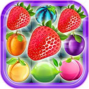 Fruta Match: Saga flores Farm flores Mejor puzzle