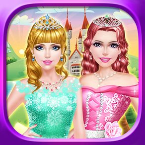 Princess Sisters Salon - Royal Beauty Makeover: SPA, Makeup & Dress Up Game for Girls