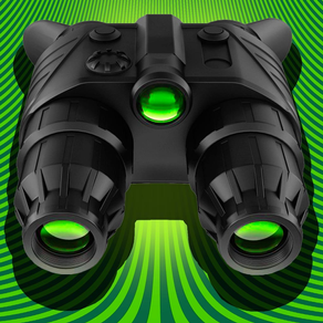 Night Vision Camera - True! HDR HD Real Green Binoculars Zoom with Private Folder Pro