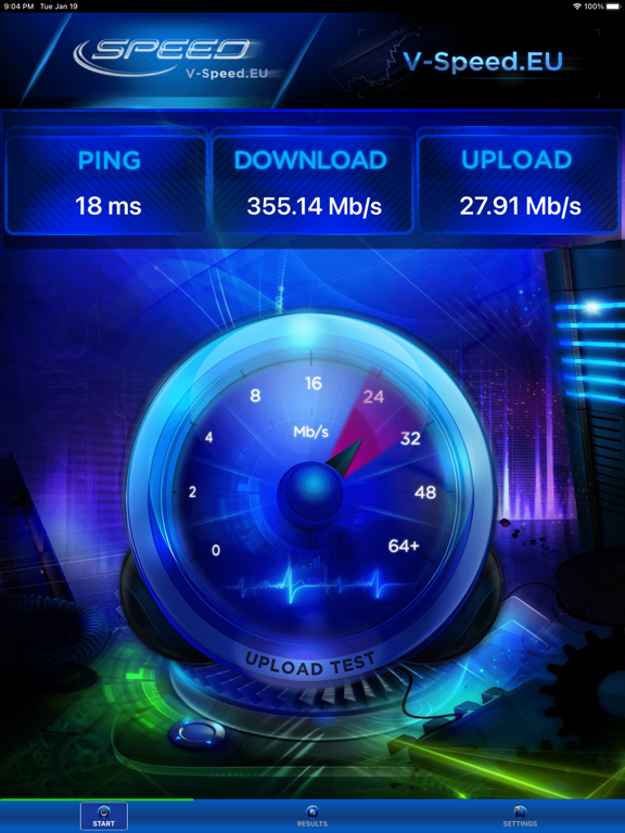 V-SPEED Speed Test poster