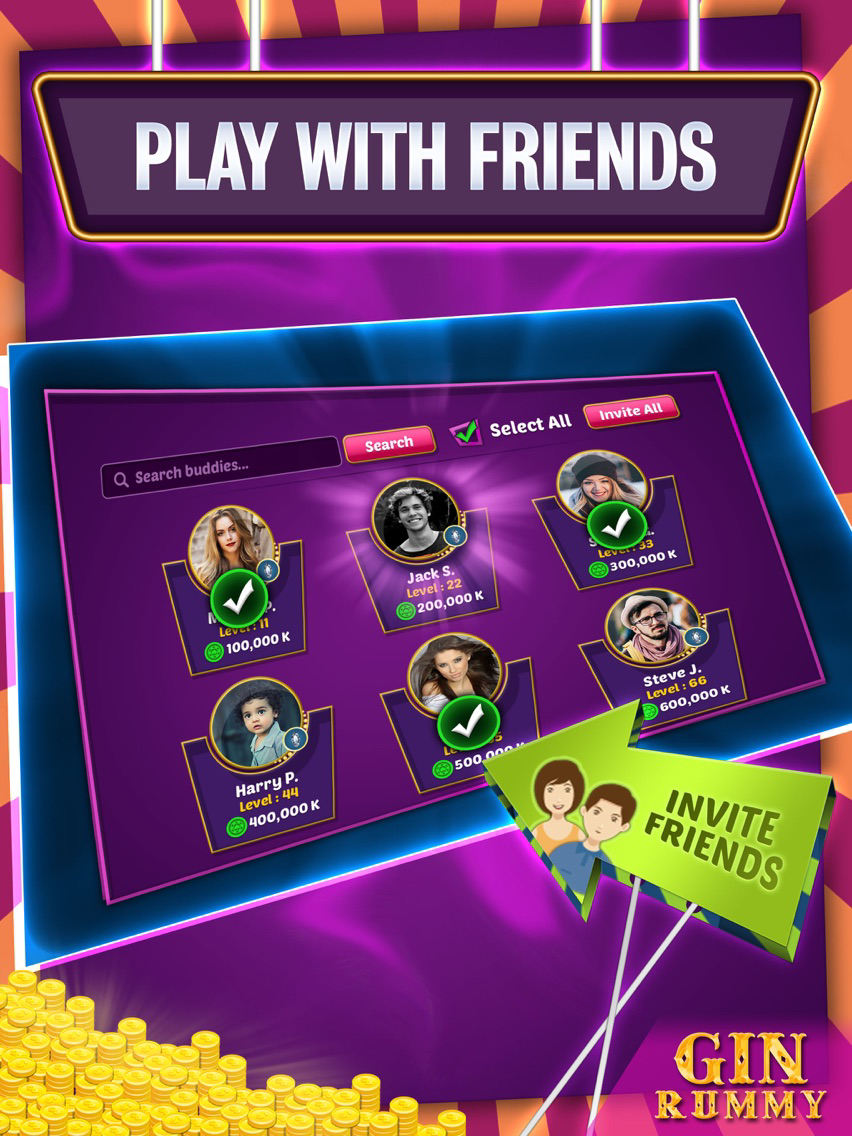 Gin Rummy - Online Card Game poster