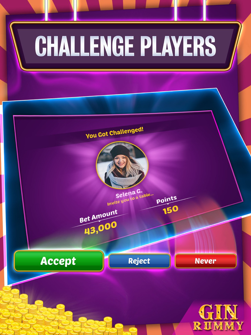 Gin Rummy - Online Card Game poster