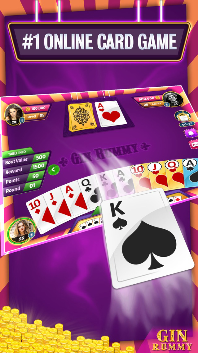 Gin Rummy - Online Card Game poster
