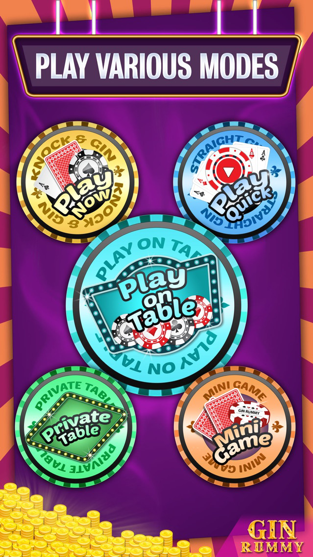 Gin Rummy - Online Card Game poster