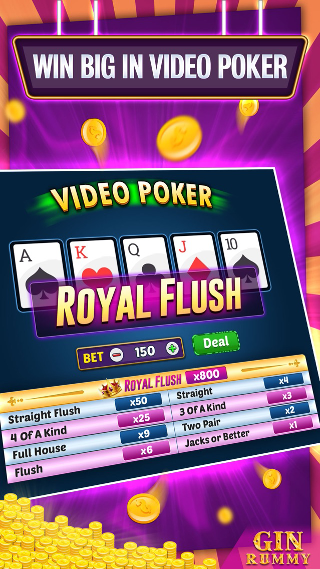 Gin Rummy - Online Card Game poster