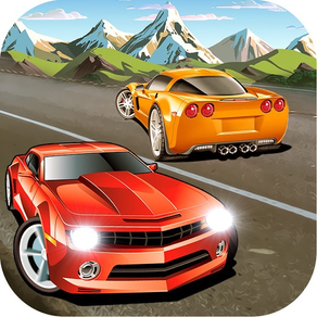 Car Dodge 2D - Real 2 Lanes Car Racing Fun Game