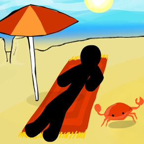 Click Death Beach - Stickman Edition