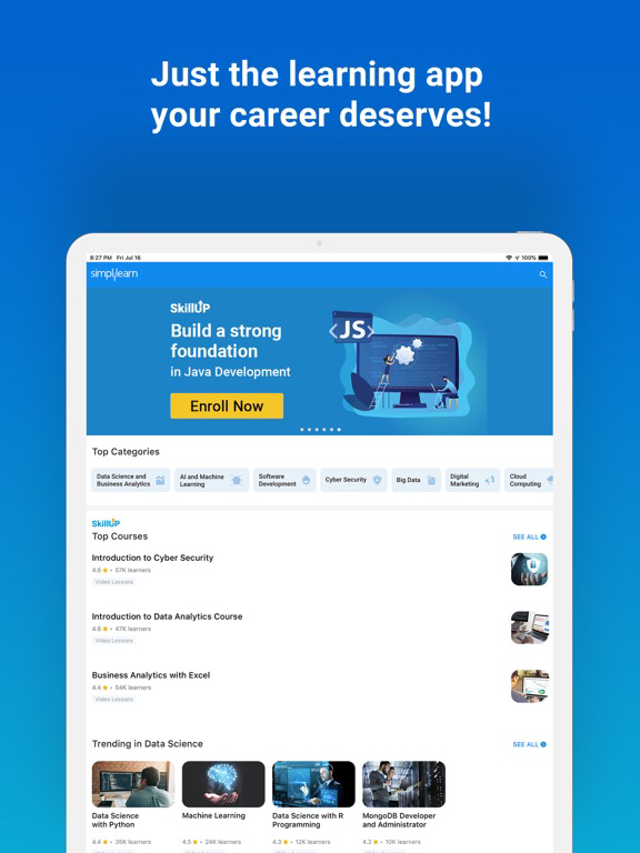 Simplilearn: Online Learning poster