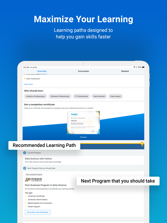 Simplilearn: Online Learning poster