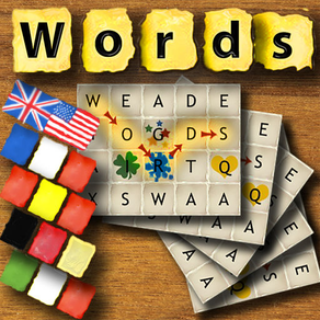 Rotating Letters And Words Board Game International