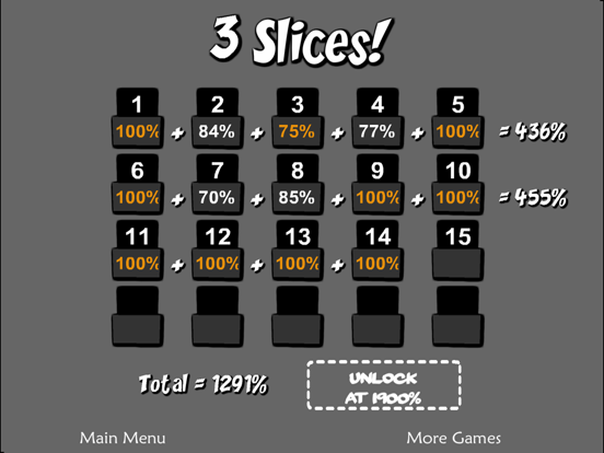 3 slices - an awesome puzzle game ! poster