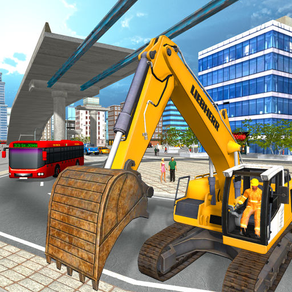 City Flyover Construction Sim
