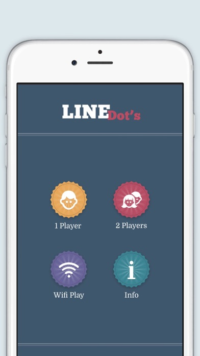 LINE DOT'S - Free strategy game. poster