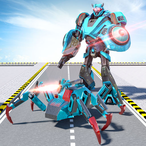 Spider Hero Robot War Game