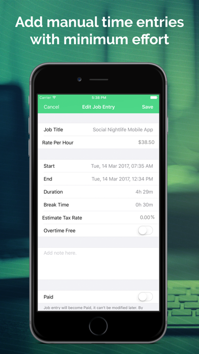 Work Hours Tracking & Billing الملصق