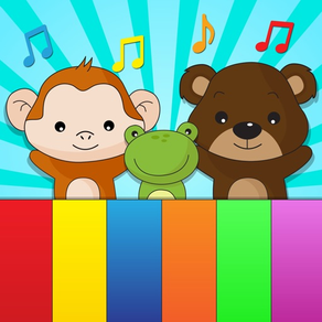 Animal sounds kids piano