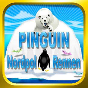 Pinguin Nordpol Rennen