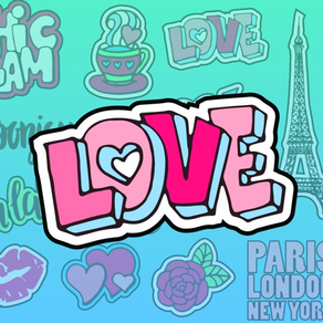 Paris Love - Sticker Pack