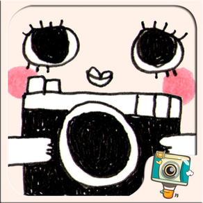 WeirdCamera by Photo Up - Funny cute doodle stamps Word Fram Filter Cartoon