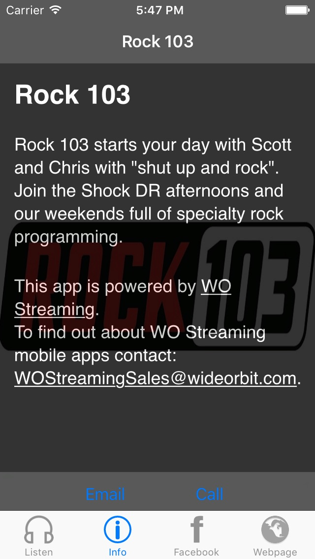 Rock 103 poster
