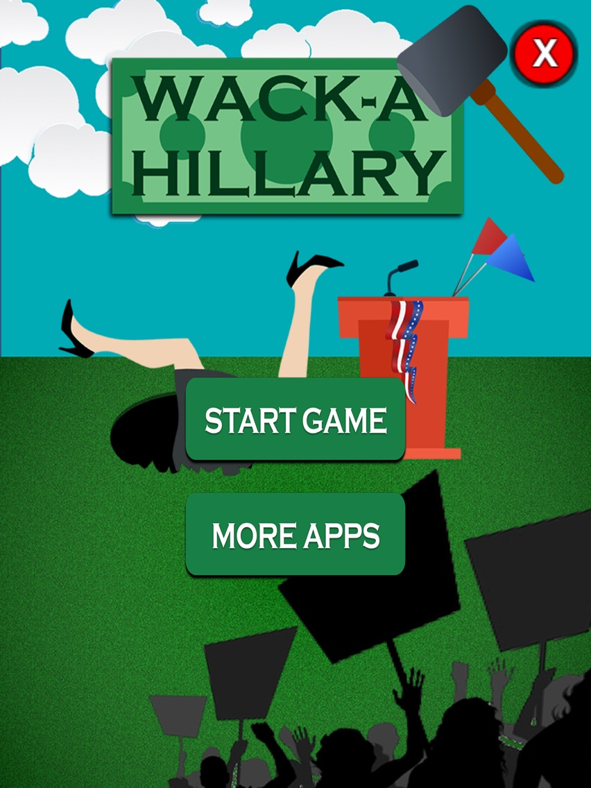 Whack Hillary poster