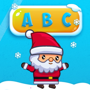 Papai Noel ABC de Aprendizagem para bebê Crianças