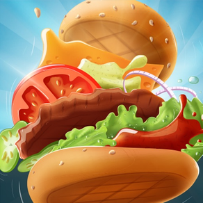 Burger Rush: Cooking Game