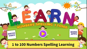 Learn Numbers Spelling 1-100