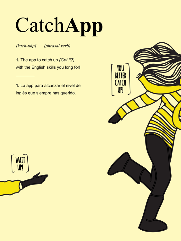 Easy English with CatchApp poster