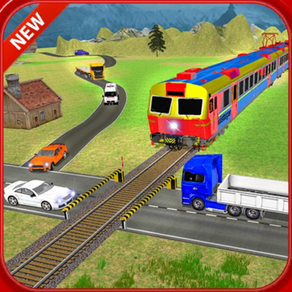 Rail Crossing train sim 3D