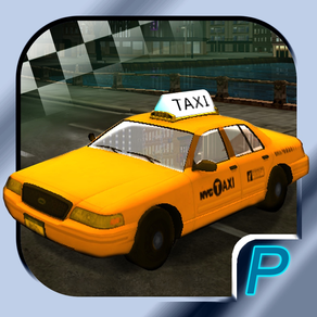 3D Taxi City Parking - Crazy Cab Traffic Driving Simulator Extreme : Free Car Racing Game