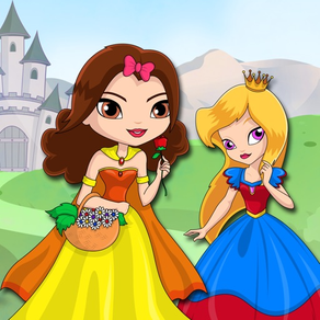 Jogo para meninas com princesas - quebra-cabeça da princesa gratuito para crianças