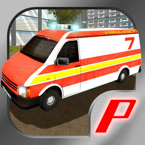 3D Rescue City Ambulance Parking Simulator