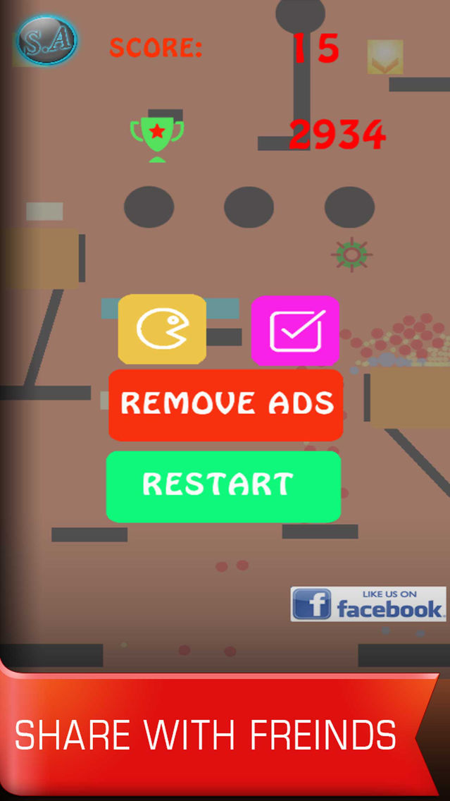 AVOID - THE BLOCKS ENDLESS BOUNCE GAME poster