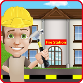 Fire Station House Builder & Construction Game