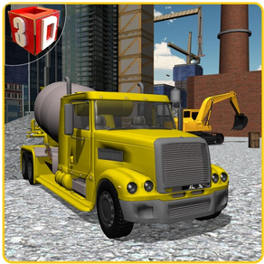 コンクリートショベルシミュレータ - このシミュレーションゲームでクレーン＆ドライブトラックを操作