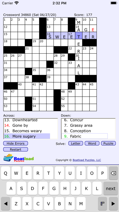 Boatload #39 s Daily Crosswords for iOS (iPhone/iPad/iPod touch) Free Boatload #39 s Daily Crosswords for iOS (iPhone/iPad/iPod touch) Free