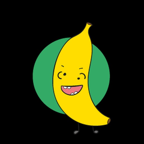 Banana Confident Sticker