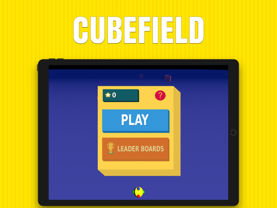 Cubefield Planet poster