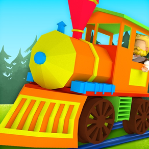3D Spielzeugeisenbahn - gratis Kinder Spiel Zug