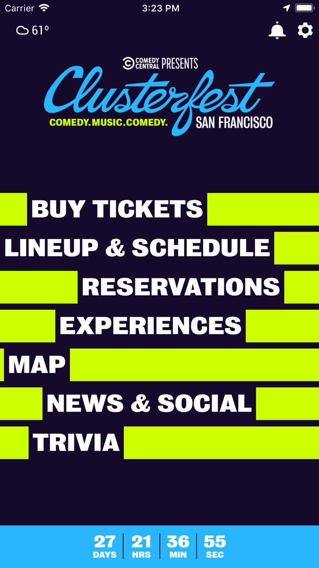 Clusterfest poster
