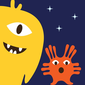 Kids Emotions - Toddlers learn first words with cute Monsters