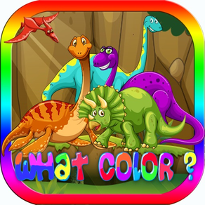 Colour Skills Test Dinosaur for Kid 2 3 4 Year Old