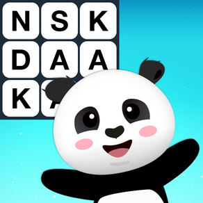 Panda Hidden Word Search Puzzle - Brain Training