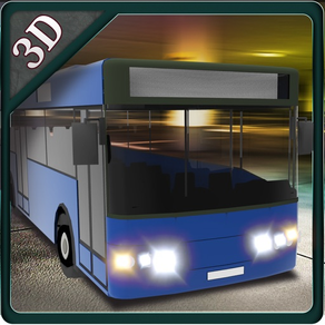 3D公共汽車停車場城市駕駛測試模擬器