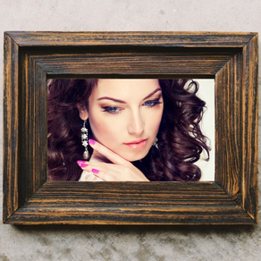 Wooden Photo Frames Editor & Wood Picture Effects