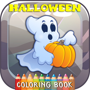 Halloween Colouring Pages Painting Games For Baby!