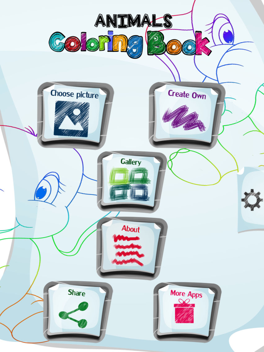 Animals Coloring Book App for iOS (iPhone/iPad) - Free Download at AppPure