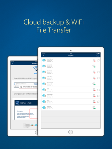 Folder Lock الملصق